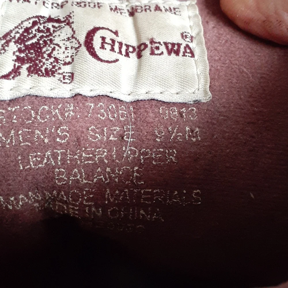 CHIPPEWA INSULATED WATERPROOF BOOTS